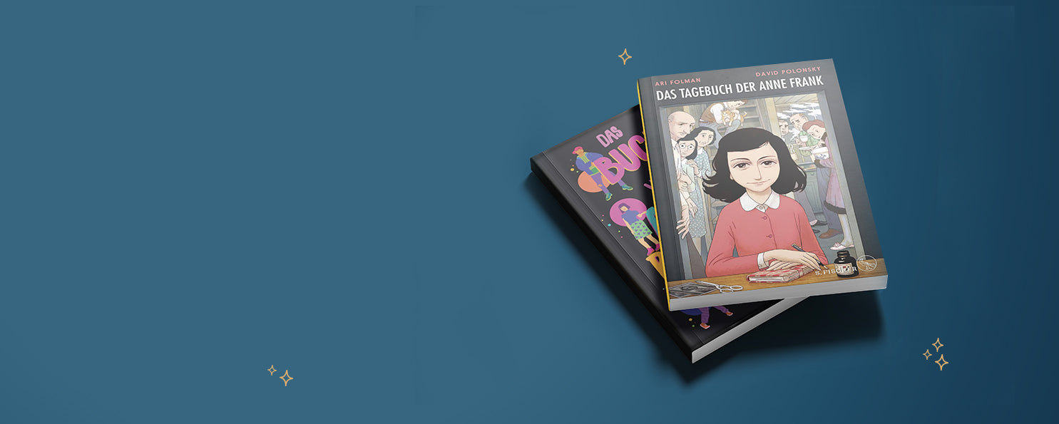 Zwei Kinderbücher ab 10 Jahren. "Das Tagebuch der Anne Frank" und "Das Buch vom Antirassismus".