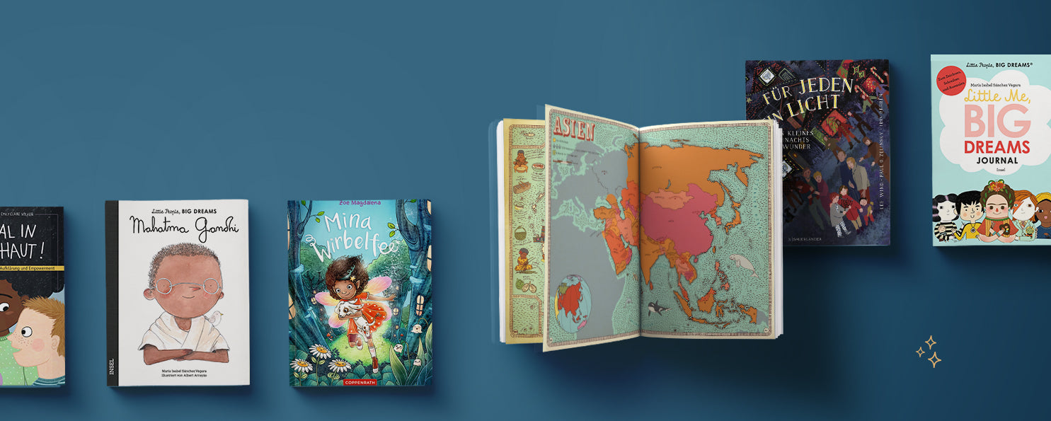 Bücher für Kinder ab 5 über Vielfalt und Toleranz. Biografien für Kinder und Bücher gegen Rassismus.