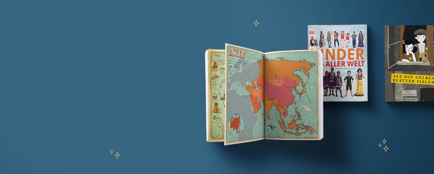 Kinderbücher ab 7 Jahren über Kinder aus aller Welt und den Nationalsozialismus und Holocaust.