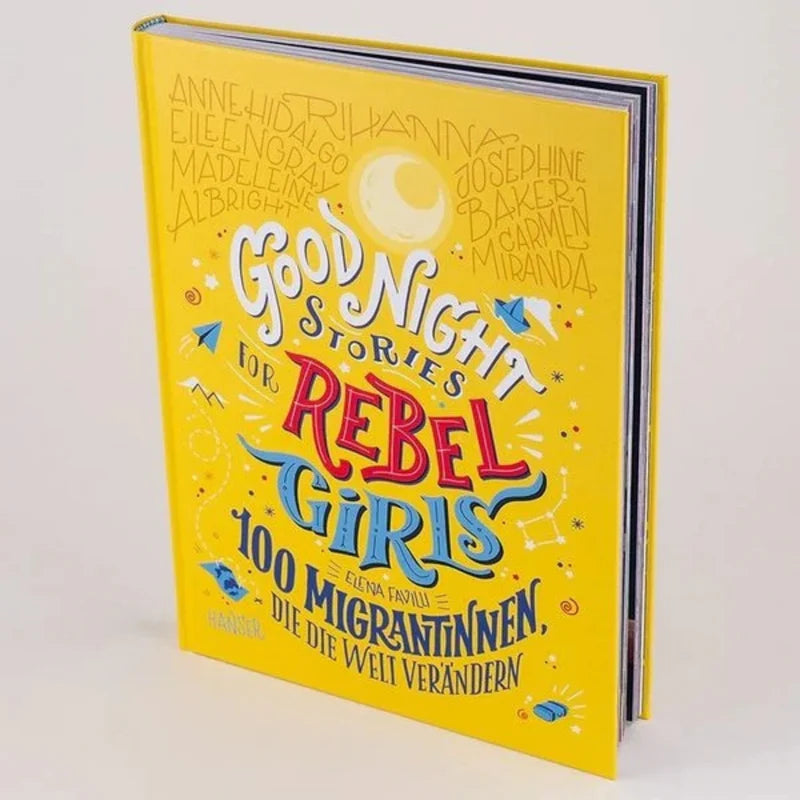 Buch "Rebel Girls – 100 Migrantinnen" mit 100 Biografien von mutigen Frauen. Für Kinder ab 10 Jahren.
